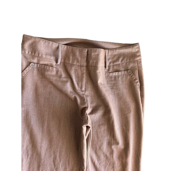 Joe B  classy brown tint straight leg pants size 13 - Picture 5 of 10